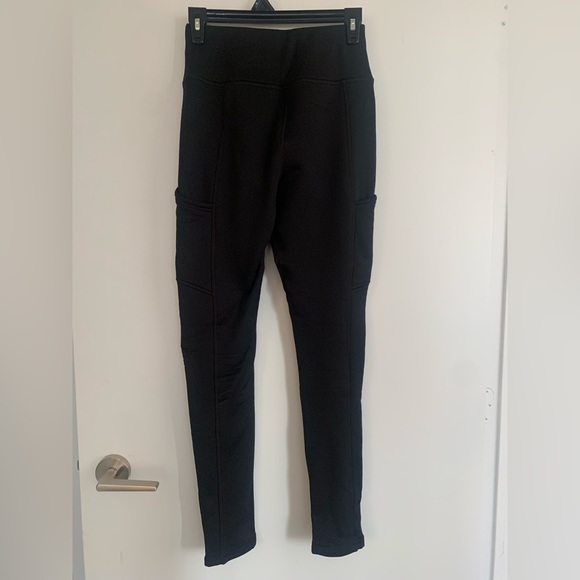 Joe Fresh Active Black Thick Leggings (Size: S) - Picture 2 of 10